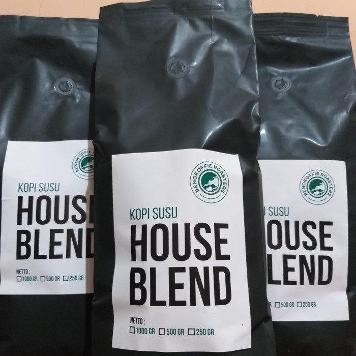 

Kopi Susu House Blend 70 - 30 (Arabika Gayo - Robusta Temanggung) 1Kg