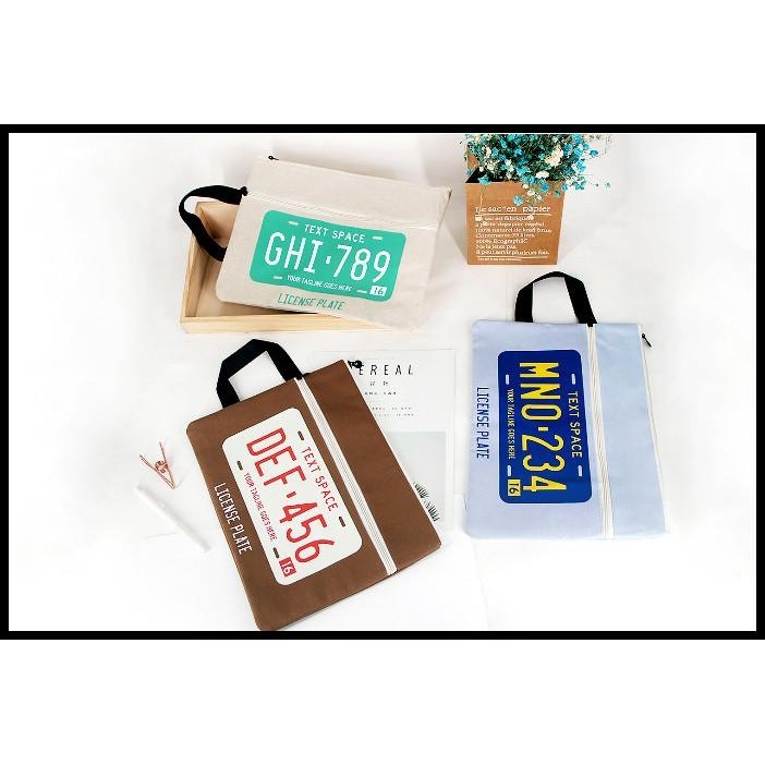 

BEST DEAL FILE HOLDER CANVAS BAG A4 DOCUMENT ORGANIZER BAG 1219-458 !!!!