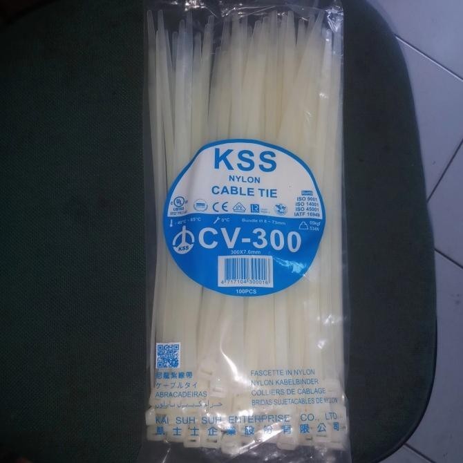 

Kabel Ties Kss Original 300 X 7.6 ( Lebar 7.6 Panjang 30 Cm) Tebal Premium Murah Baru