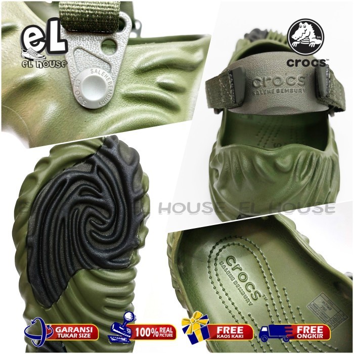 Gercep Crocs Pollex Clog/Sandal Crocs Pria/Sandal Pria/Crocs Bapau/Crocs Ori Termurah