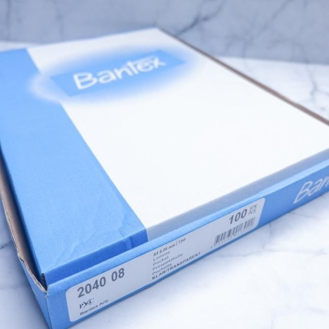 

Pp Pocket A4 Bantex 2040 08 Isi 100 Lembar Premium Murah Baru
