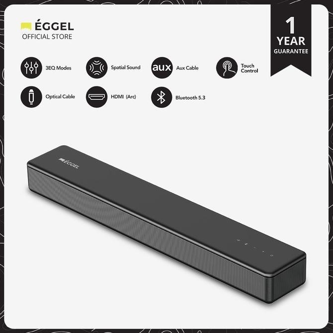 Eggel Stage SoundBar / Sound Bar with Built-In Woofer
