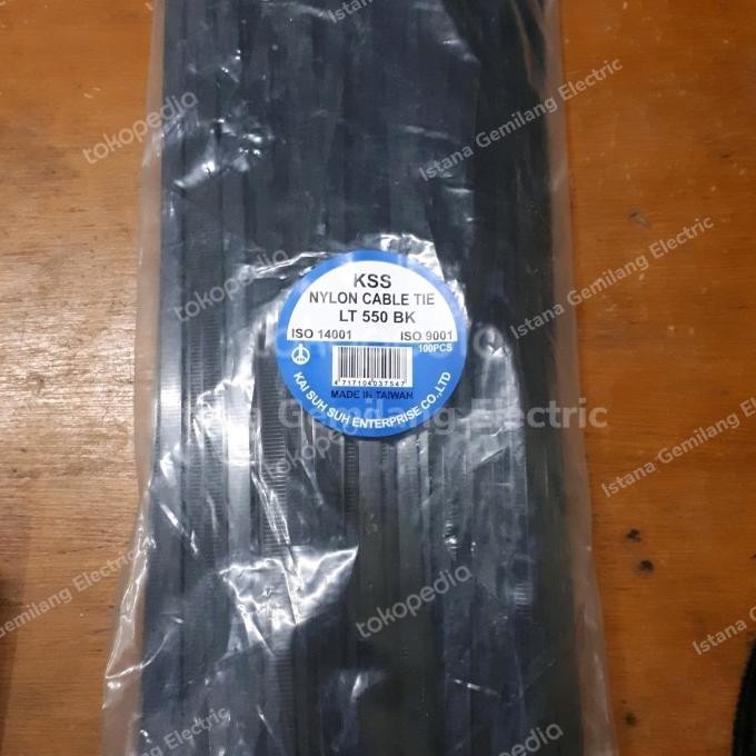 

Kabel Ties Lt-550 Lt550 X 8 Kss Warna Hitam @100Pc Kualitas Premium