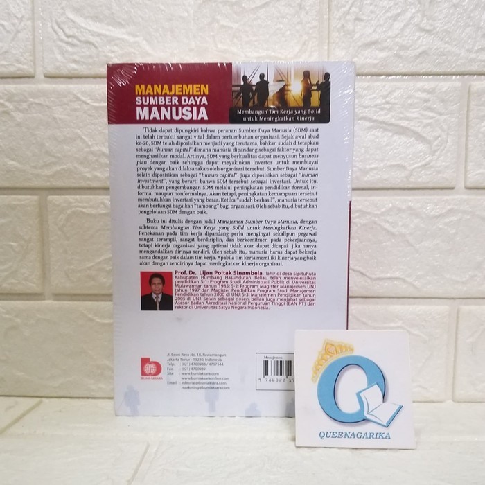 Buku Original Manajemen Sumber Daya Manusia, Bumi Aksara