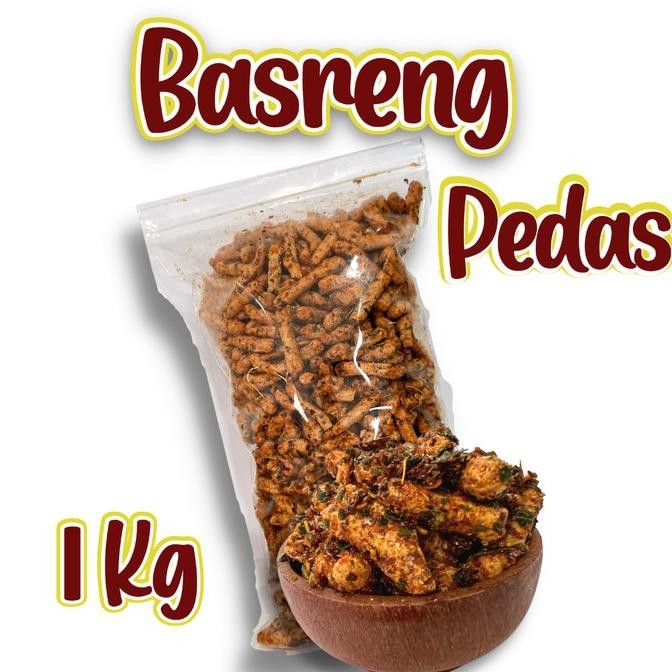 

BASRENG PEDAS DAUN JERUK 1KG SAJODO SNACK & FOOD PS10