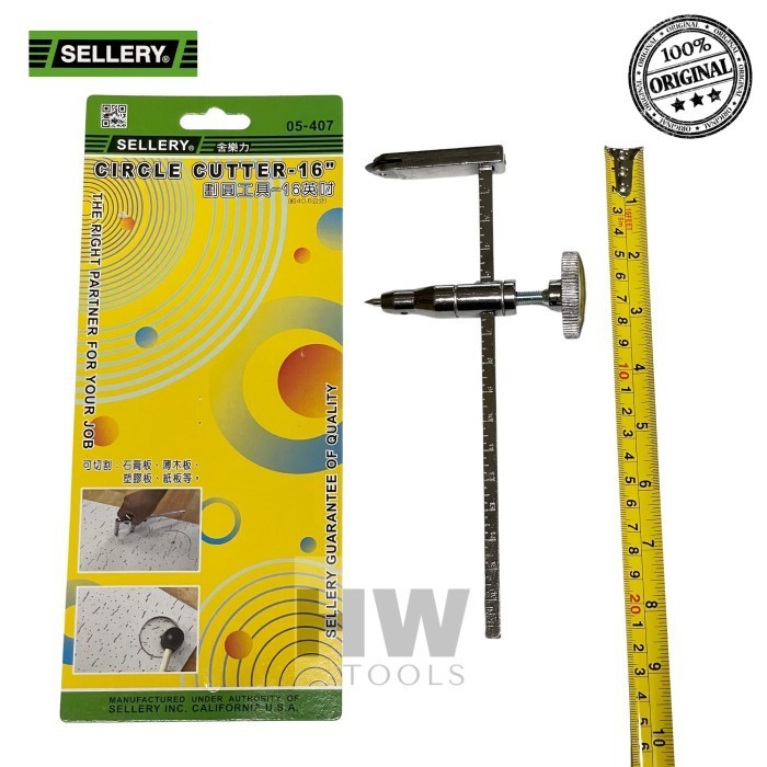 

Circle Cutter Alat Pemotong Lingkaran Gypsum Cardboard Sellery 05-407