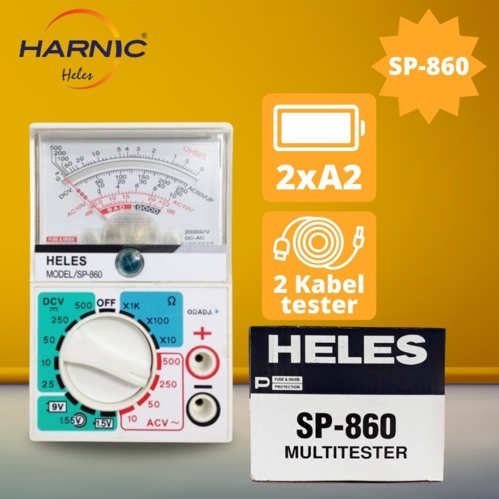 MULTITESTER HELES SP860 / AVOMETER / MULTIMETER ANALOG HELES SP-860