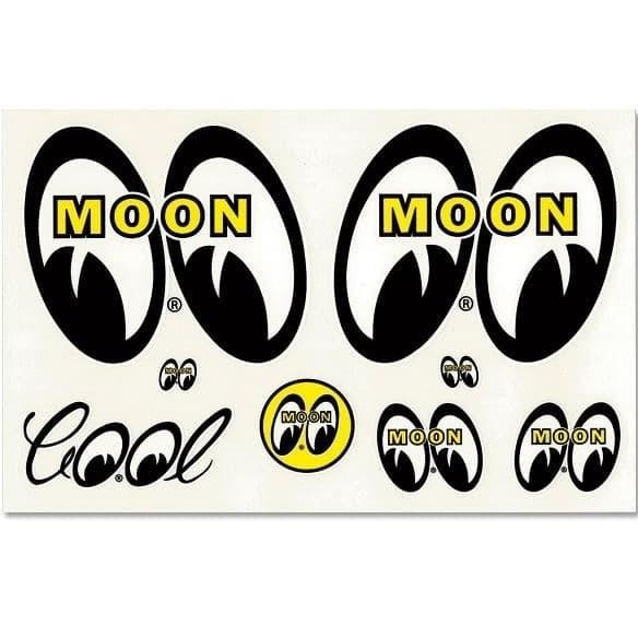 

Mooneyes 8 Pattern Sticker Sheet [Dm001A]