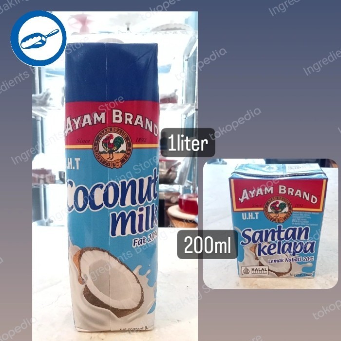 

Adlian Ayam Brand Coconut Milk / Santan Kelapa