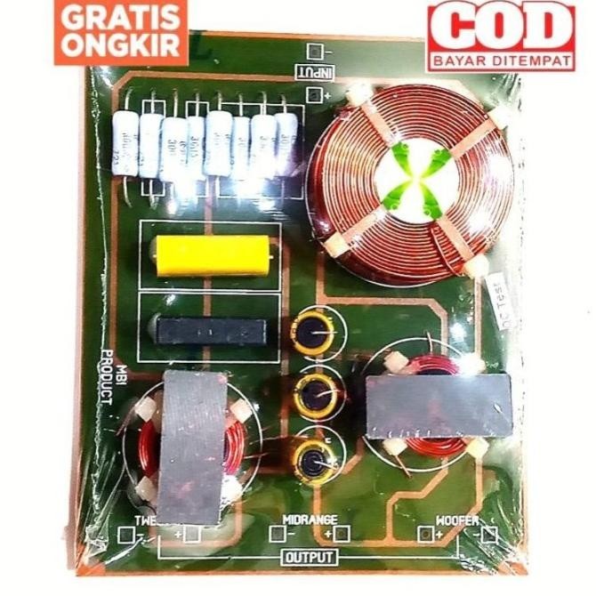 BELL KIT MODUL CROSSOVER SPEAKER PASIF 500 WATT 3 WAY OUTPUT BASS,