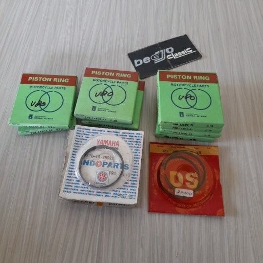 ring cincin piston seher seker YAMAHA V75 V80 V 75 V 80 os 0 std ukuran oversize over size 0 std sta