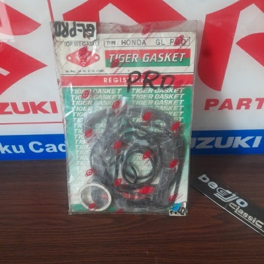 gasket packing paking perpak cylinder head kop blok seal oring top set topset kit HONDA GL PRO SERIE