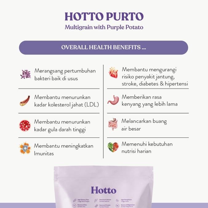 

PROMO 2 POUCH HOTTO PURTO (32 SACHET) KLM