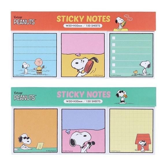 

Sticky Note Peanuts Snoopy Comic Memo Penanda Halaman Limited Edition