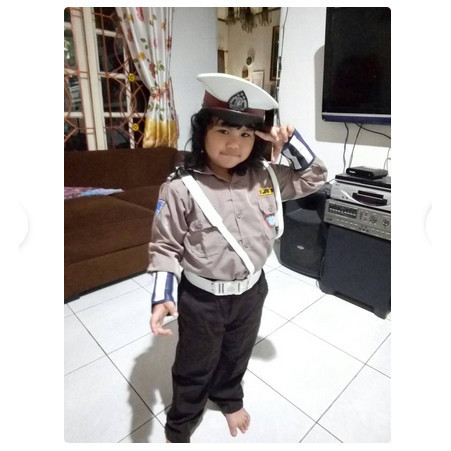 Baju Polwan Anak / Polwan Cilik