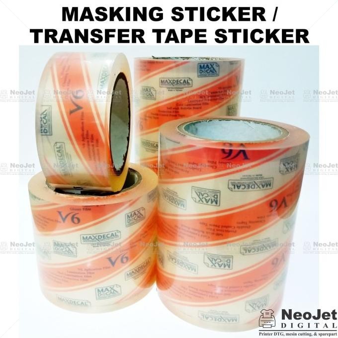 

Transfer / Masking Tape Cutting Sticker 20 Cm Stiker Kating