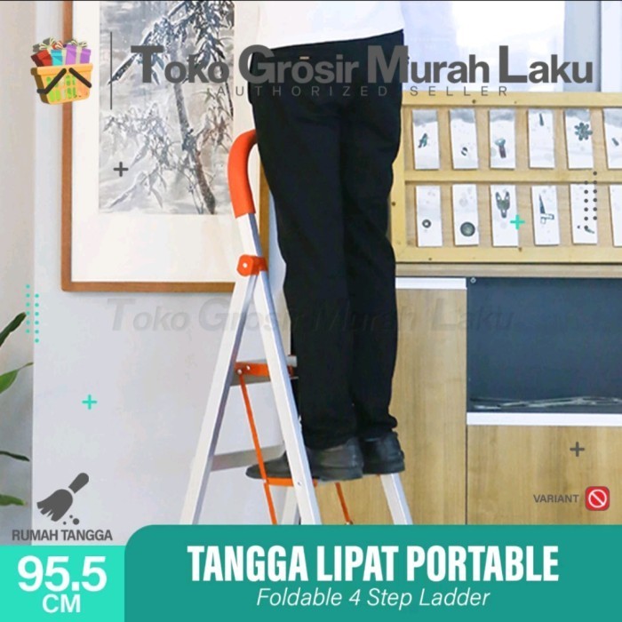 

Tangga Lipat Portabel 4 Step Kokoh Berkualitas