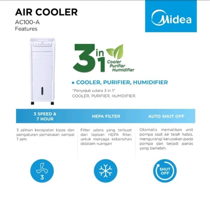 

Air Coller Portable Ac100 Nyaman Berkualitas