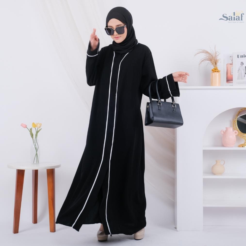 Gamis Abaya Remaja Hitam Tuey Modern Remaja Mewah Tuey Hitam Mewah Tuey Boutique Gamis Abaya Remaja