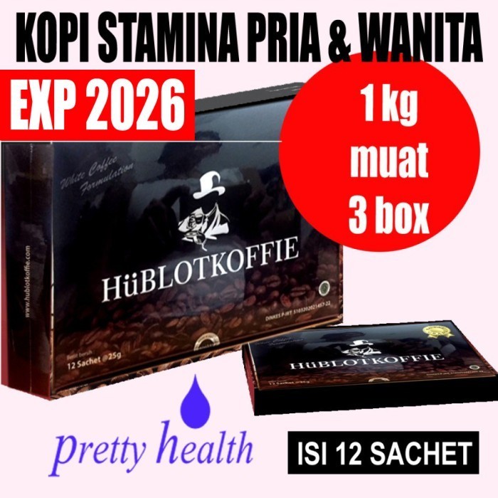 

Hublot- Coffee - Kopi Hublot- Isi 12 Sachet Original