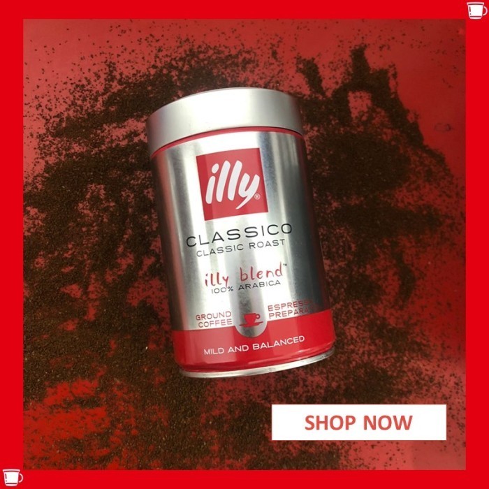 

Ground Coffee Illy / Bubuk Kopi Premium Italia Medium Roast 250Gr