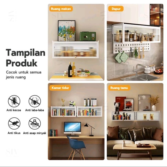 

Lemari Dapur Atas Serbaguna Kokoh