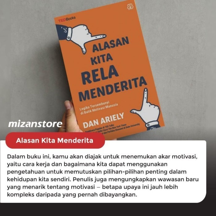 

Alasan Kita Rela Menderita