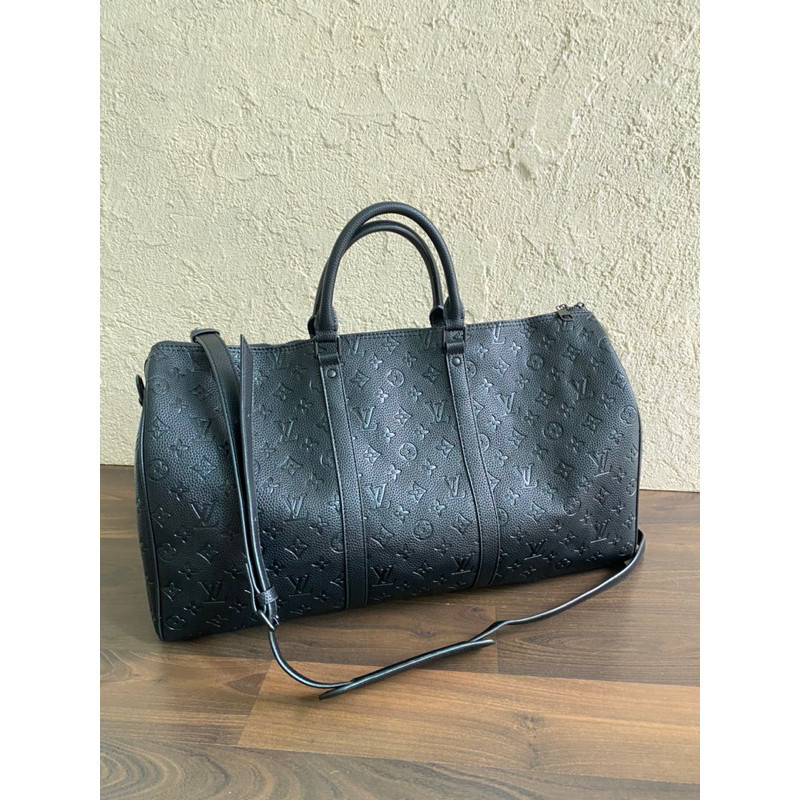 travel keepall lv embosed