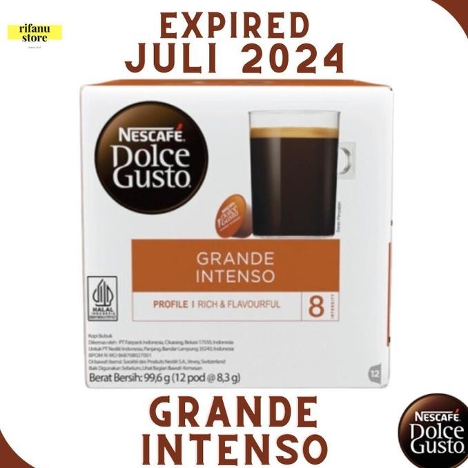 

Nescafe Dolce Gusto Grande Intenso Capsule Coffee Ndg 1 Box Original