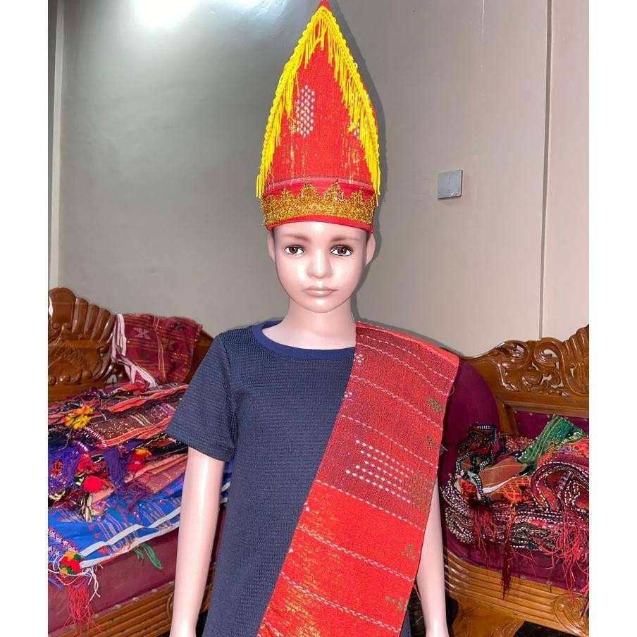 XCV Paket 2  Anak Laki-Laki  / Sortopi / Selendang Batak / Pakaian Adat Batak / K E TERLARIS
