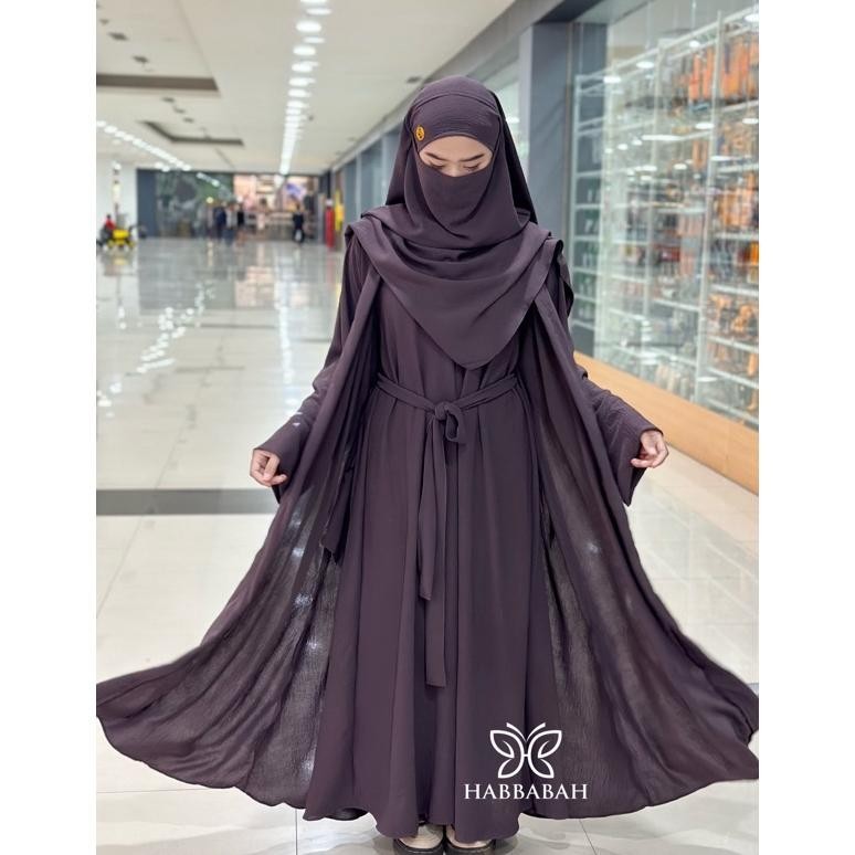 Gamis Abaya Remaja Outer In 1 Outer Bassic Dress Habbabah Gamis Abaya Remaja