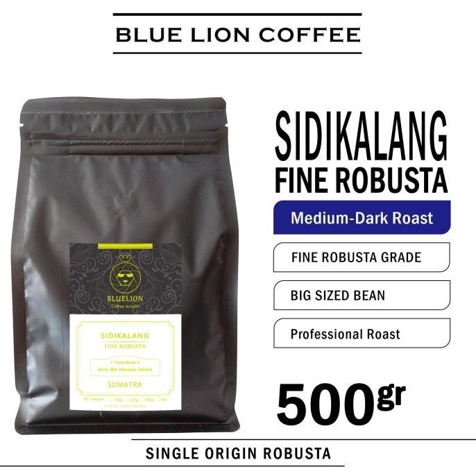 

Blue Lion Coffee Sidikalang 500 Gram Kopi Fine Robusta