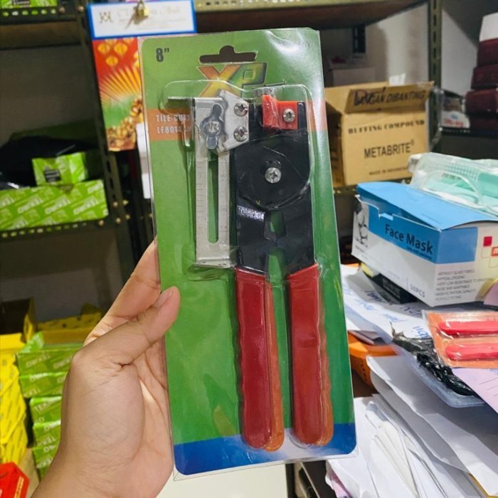 Tang Potong Keramik Xptool Pisau Meteran Pemotong Tegel Xp Meter 8" Star