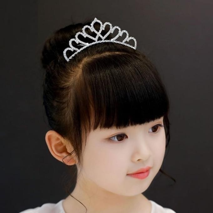 Tiara Princess Anak Mahkota Anak Perempuan untuk Pesta Ulang Tahun