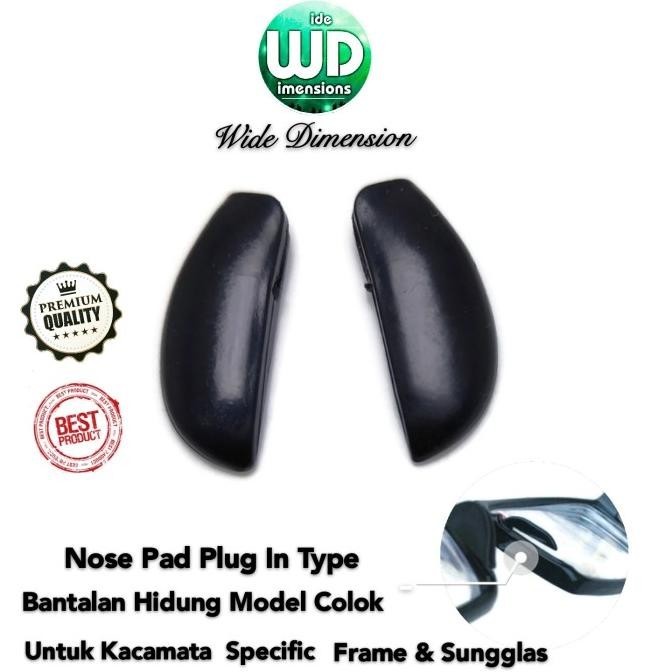 Nosepad Kacamata Silicone Plug in Bantalan Hidung Nose Pad Frame Sport