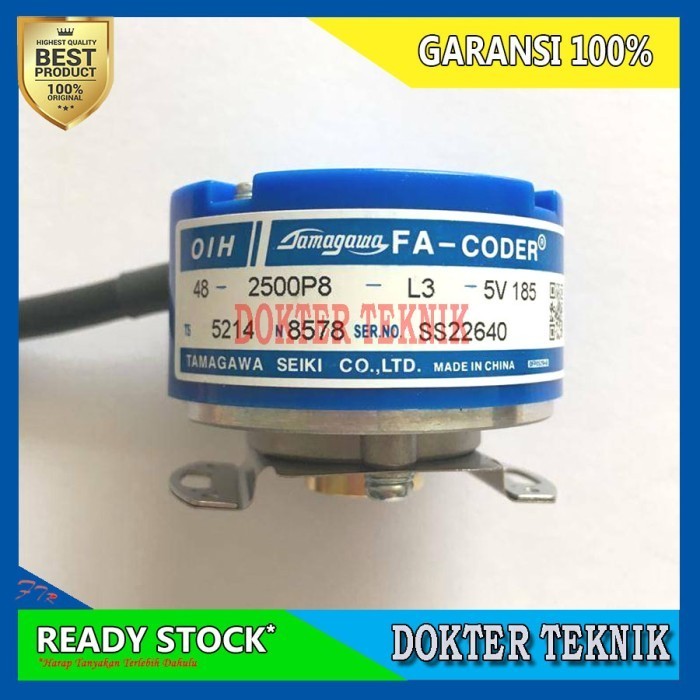 Tamagawa Encoder OIH48-2500P8-L3-5V TS5214N8578 - OIH 48-2500P8-L3-5V