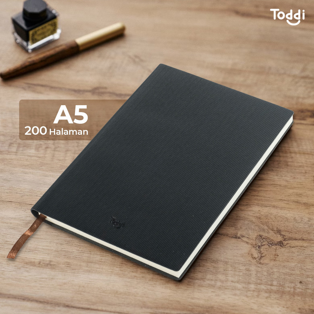 

Toddi Buku Tulis Memo Paper Business Notebook Leather Cover A5 - TD100