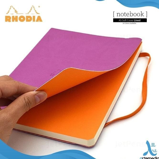 

Buku Catatan Rhodia A5 Lined Softcover Notebook Baktioktavianiseller