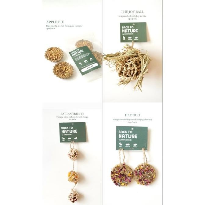 GUINEASHACK BACK TO NATURE CHEW TOYS MAINAN GIGITAN KELINCI GUINEA PIG