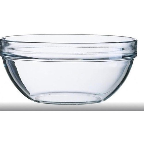 Mangkok Bumbu 17CM Kaca Bening Awet Kuat Tebal Tahan Panas Diameter 17CM Mixing Bowl Aduk Adonan Kue