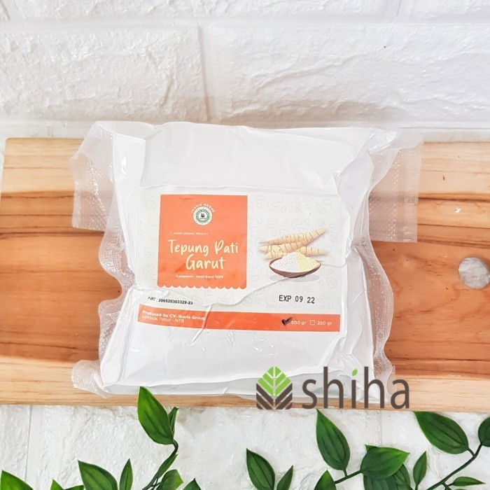 

Tepung Pati Garut 500Gr Ikarie Organic Warung Shiha