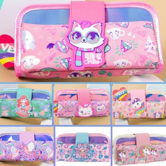 

Pencil case atau tempat pensil lipat 3 Vest