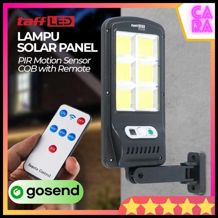 LAMPU SOLAR LED JALAN LAMPU TAMAN JALAN TENAGA SURYA WATERPROOF IP65