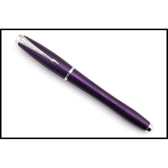 

PARKER URBAN PREMIUM AMETHYST PEARL ROLLERBALL PEN WITH CHROME TRIMS