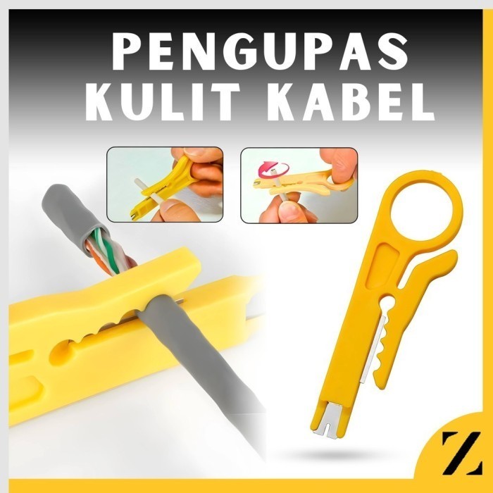 Rotary Wire Stripper Alat Pengupas Kulit Kabel Tang Pengupas Kabel Alat Kupas Kulit Kabel Putar LAN 