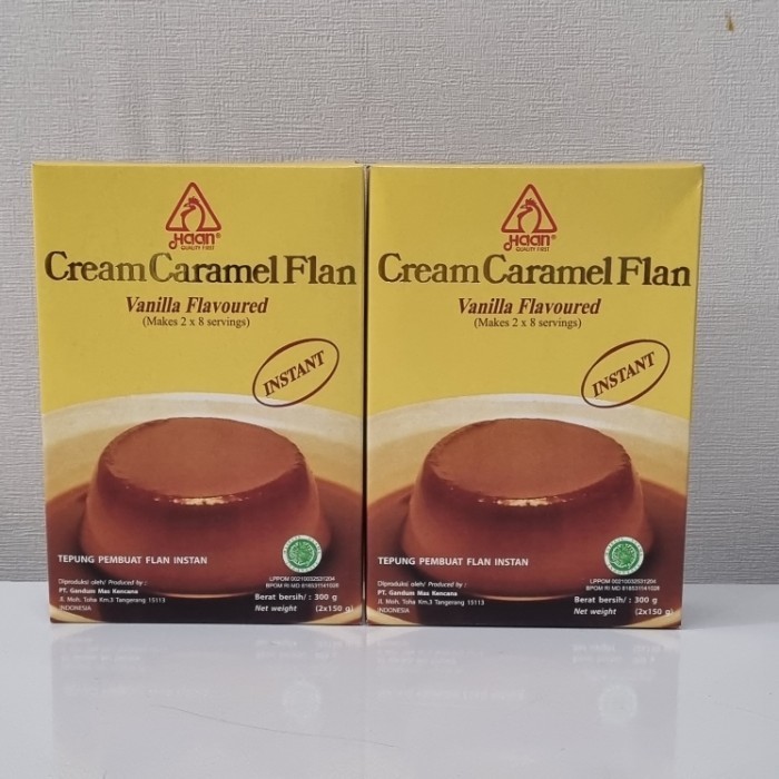 

Haan Cream Caramel Flan Instant 300Gr Vanilla Flavoured K01