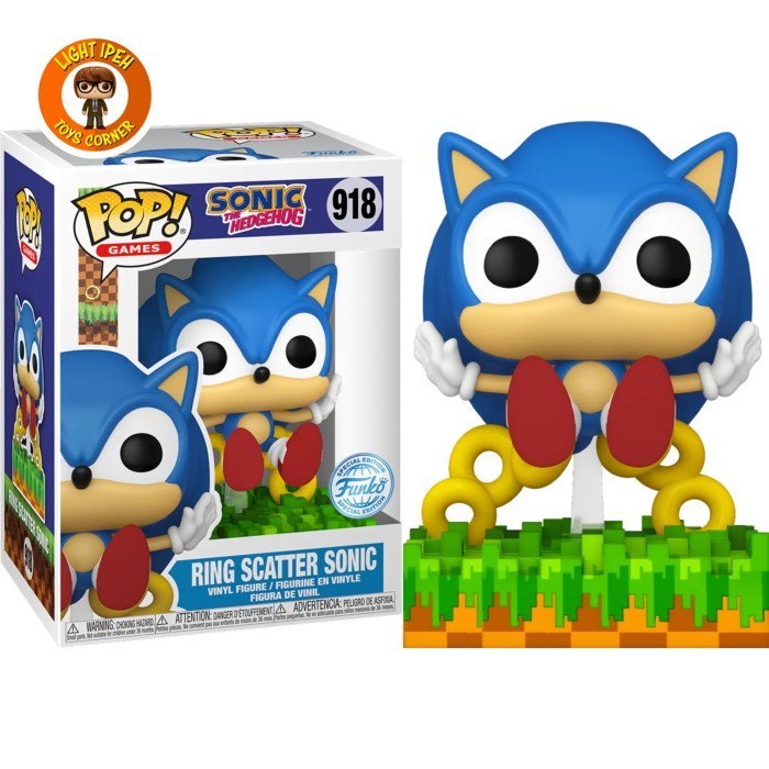 Funko Pop Original Exclusive Games Sonic - Ring Scatter Sonic