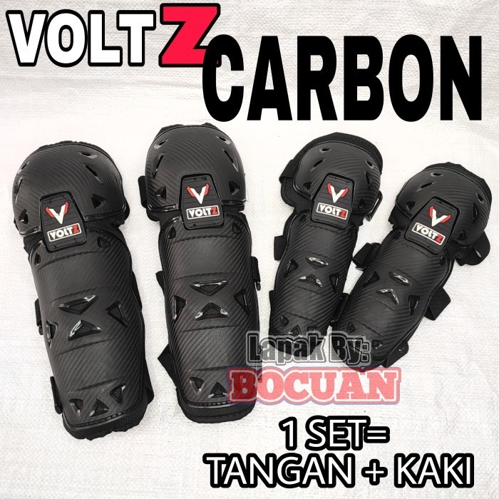 Warelly - Dekker Voltz Tangan Lutut Kaki Deker Trail Motor Cross Skate Sepeda