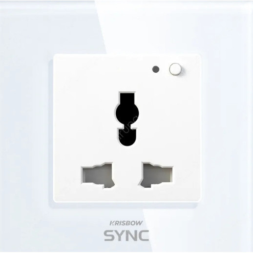 Krisbow Sync Stop Kontak Dinding Universal Monitoring Function