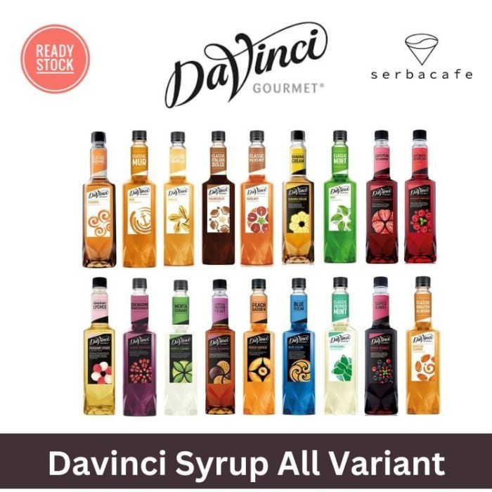 

Davinci Syrup All Flavour (750 Ml) Khusus Giriman Toko